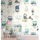 Fototapet camera copii Bufnite - decorare