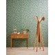 Tapet Art Deco verde-auriu - decorare