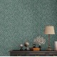 Tapet Art Deco verde-auriu - decorare