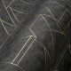 Tapet negru cu auriu Art Deco - detaliu
