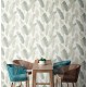 Tapet frunze palmier crem-verzui - decorare