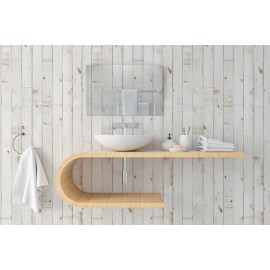 Tapet baie autoadeziv Madeira White