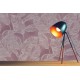 Tapet ecologic cu motiv vegetal purpuriu - decor