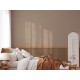 Tapet soclu riflaj lemn natur - decor