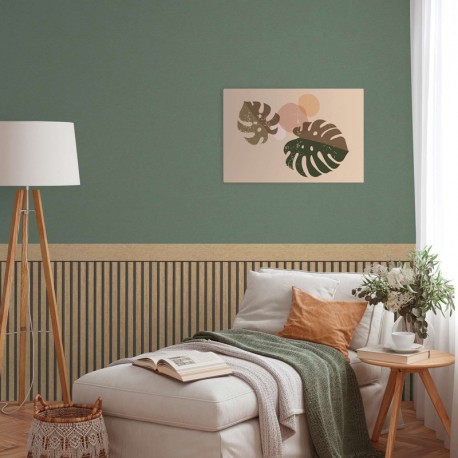 Tapet soclu riflaj fag afumat - decor