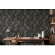 Tapet piatra neagra cu nervuri aurii - decor
