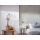 Tapet piatra crem cu nervuri argintii - decor