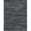 Tapet living Granit negru