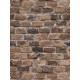Tapet rustic Caramida maro