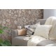Tapet piatra aparenta maro-gri - decor