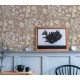 Tapet piatra aparenta maro-gri - decor