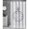 Perdea dus alba Ceas Vintage