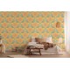 Tapet retro cu flori mari 5301 - decor