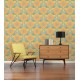Tapet retro cu flori mari 5301 - decor