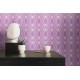 Tapet retro Psychedelia lila - decor