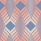 Tapet Retro Chic albastru
