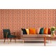 Tapet Disco Chic roz - decor