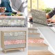 Autocolant bucatarie Marmura alb-bej - decor