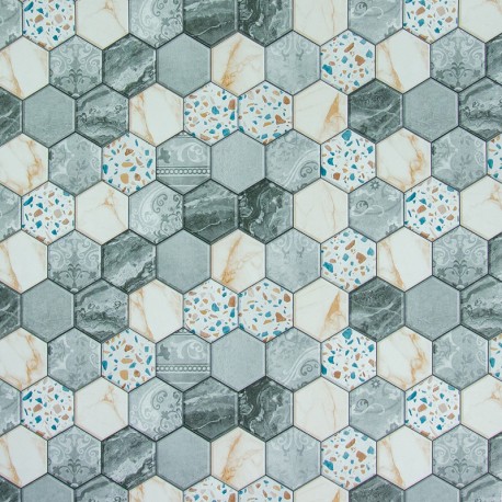Autocolant Mozaic hexagonal