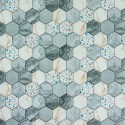 Autocolant Mozaic hexagonal