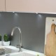Autocolant tip metal Aluminiu - decor