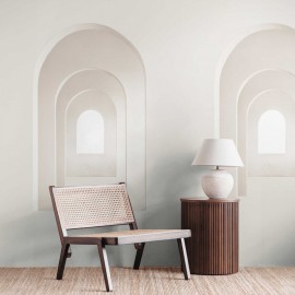 Fototapet design Arcade albe