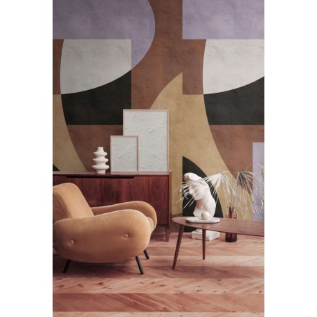 Fototapet Art Deco Stil Bauhaus maro