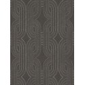 Tapet geometric cu striatii maro