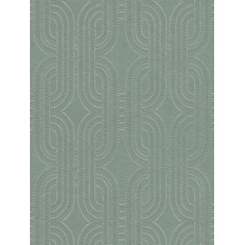 Tapet geometric cu striatii gri-verzui