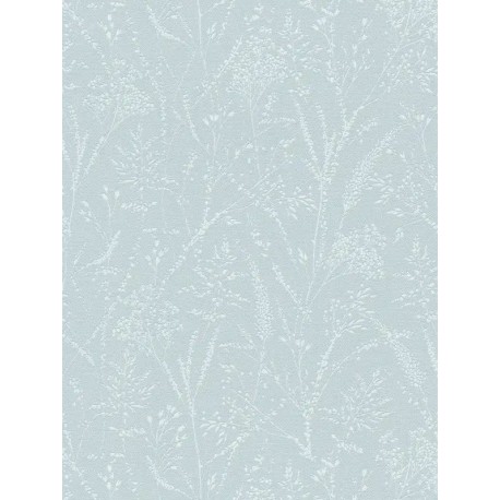 Tapet floral texturat albastru