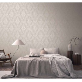 Tapet elegant stil Baroc bej-gri
