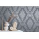Tapet elegant stil Baroc gri antracit
