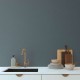 Tapet imitatie textil albastru petrol