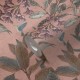Tapet exotic vintage Kakadu roz-crem