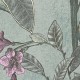 Tapet exotic vintage Kakadu verde-gri