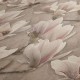 Tapet cu magnolii bej-roz