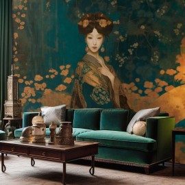 Fototapet oriental Geisha