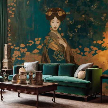 Fototapet oriental Geisha