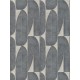 Tapet geometric Frunze de palmier bej-negru