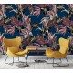 Fototapet design floral Smart Art albastru