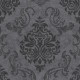 Tapet clasic cu model baroc antracit