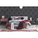 Tapet clasic cu model baroc antracit