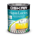 Vopsea Oskar Aqua Lucios alb murdar portelan RAL 9010