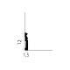 Plinta alba Mardom MD094 94 mm