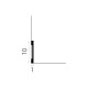Plinta alba Mardom MD013 100 mm