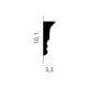 Brau decorativ Mardom MDD334 101 mm