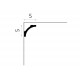 Cornisa tavan LED MD210 50x50 mm