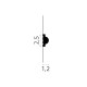 Brau decorativ Mardom MD413 25 mm
