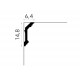 Cornisa tavan MDA072 148x64 mm