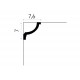 Cornisa tavan MDA121 70x76 mm